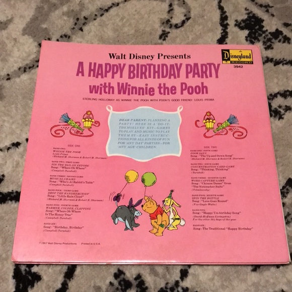 Host Pick Bundle of Vintage Disney Winnie the Pooh Vinyls - Picture 11 of 13